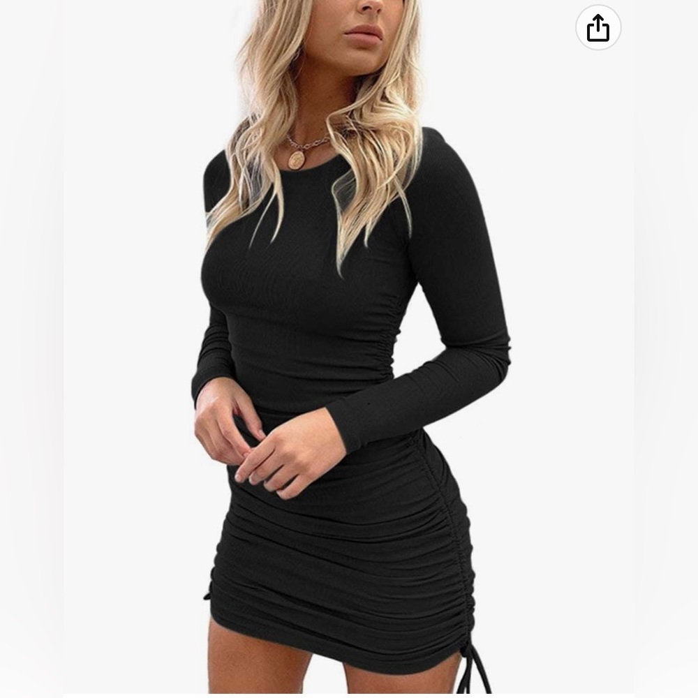 COPY - NWOT Long sleeve stretchy scrunched dress
